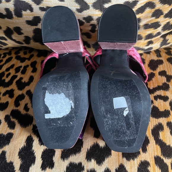 Jeffrey Campbell pink and purple velvet platforms - Picture 10 of 10
